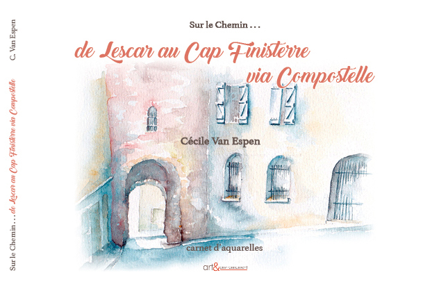 de Lescar au Cap Finisterre via Compostelle, page de couverture de l'édition 2023